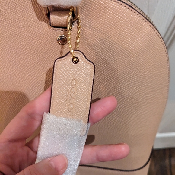 Coach - Sierra Satchel - Nude Pink, Blush - cross grain leather - F27590 - Picture 4 of 4